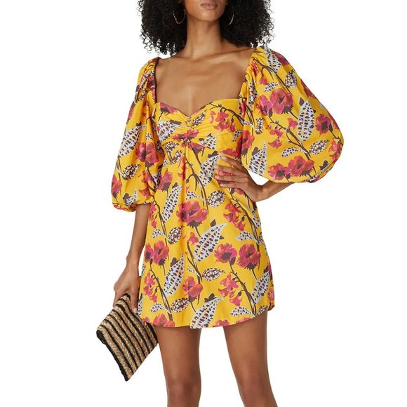 A.L.C. Dresses & Skirts - A.L.C. Elle Yellow Floral Mini Dress